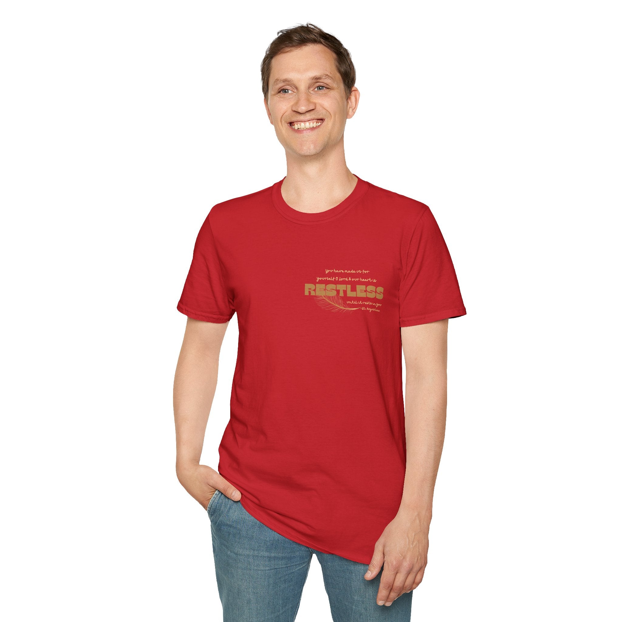 St. Augustine 'Restless' Quote T-Shirt