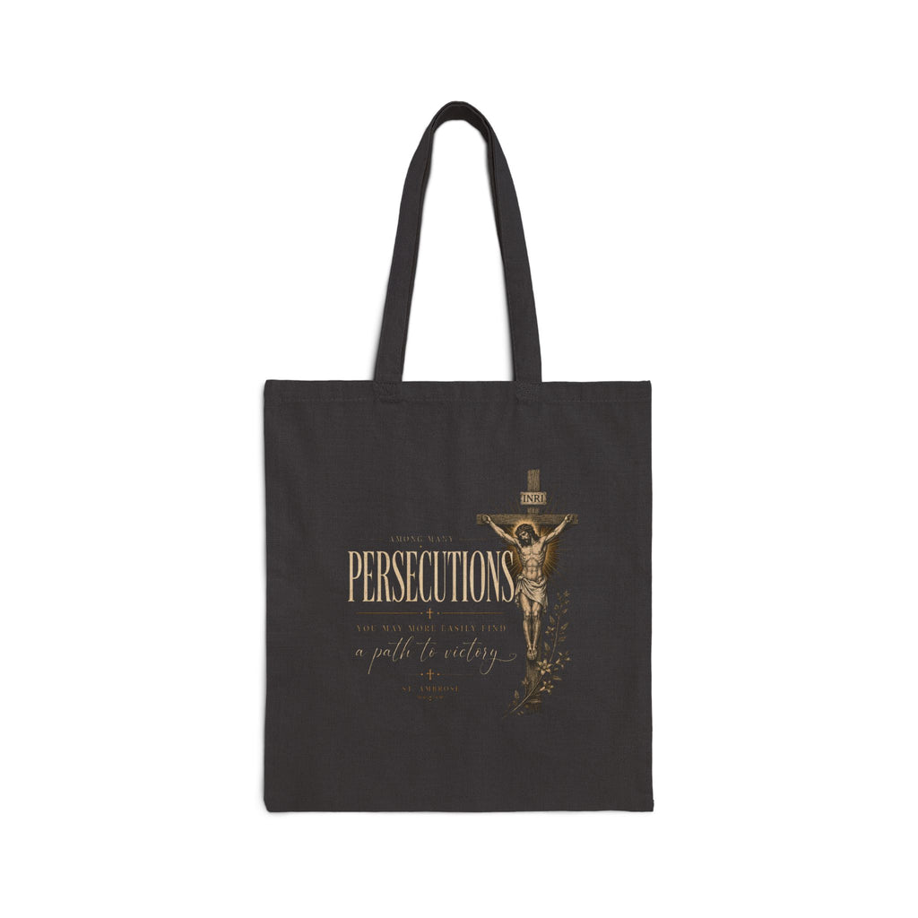 St Ambrose 'Persecutions' Cotton Tote Bag