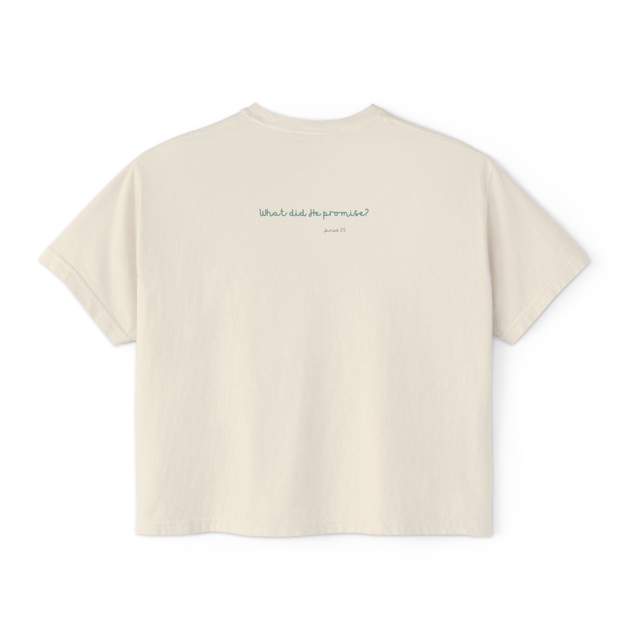 Boxy Tee - St Teresa Saint Quote Poverty Bible Verse Women's T-Shirt