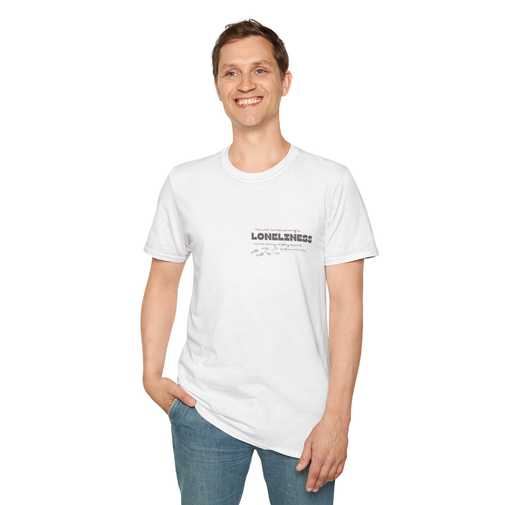 St. Teresa of Calcutta 'Loneliness' Quote T-Shirt