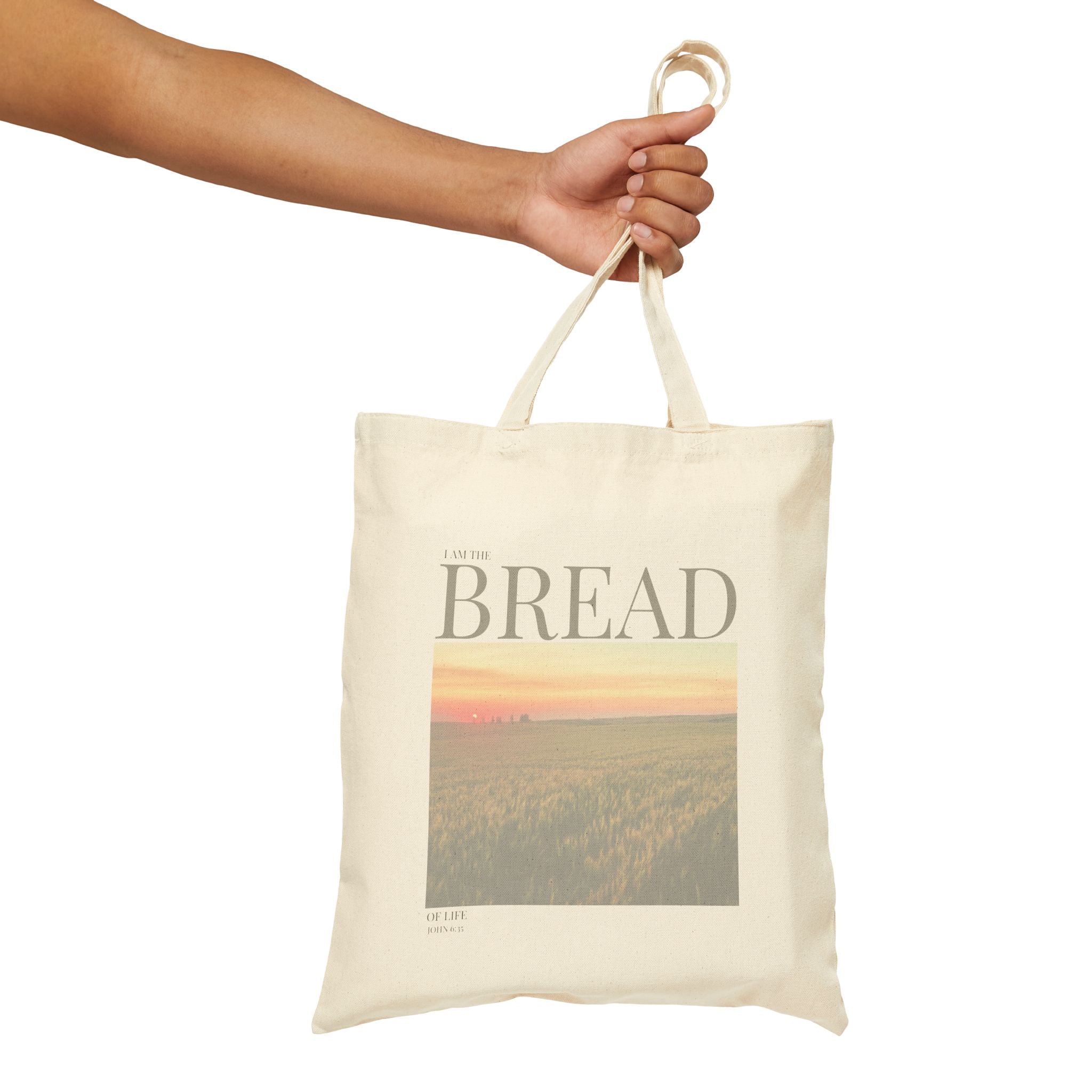 The Bread I AM - Vintage Feel, Cotton Tote Bag