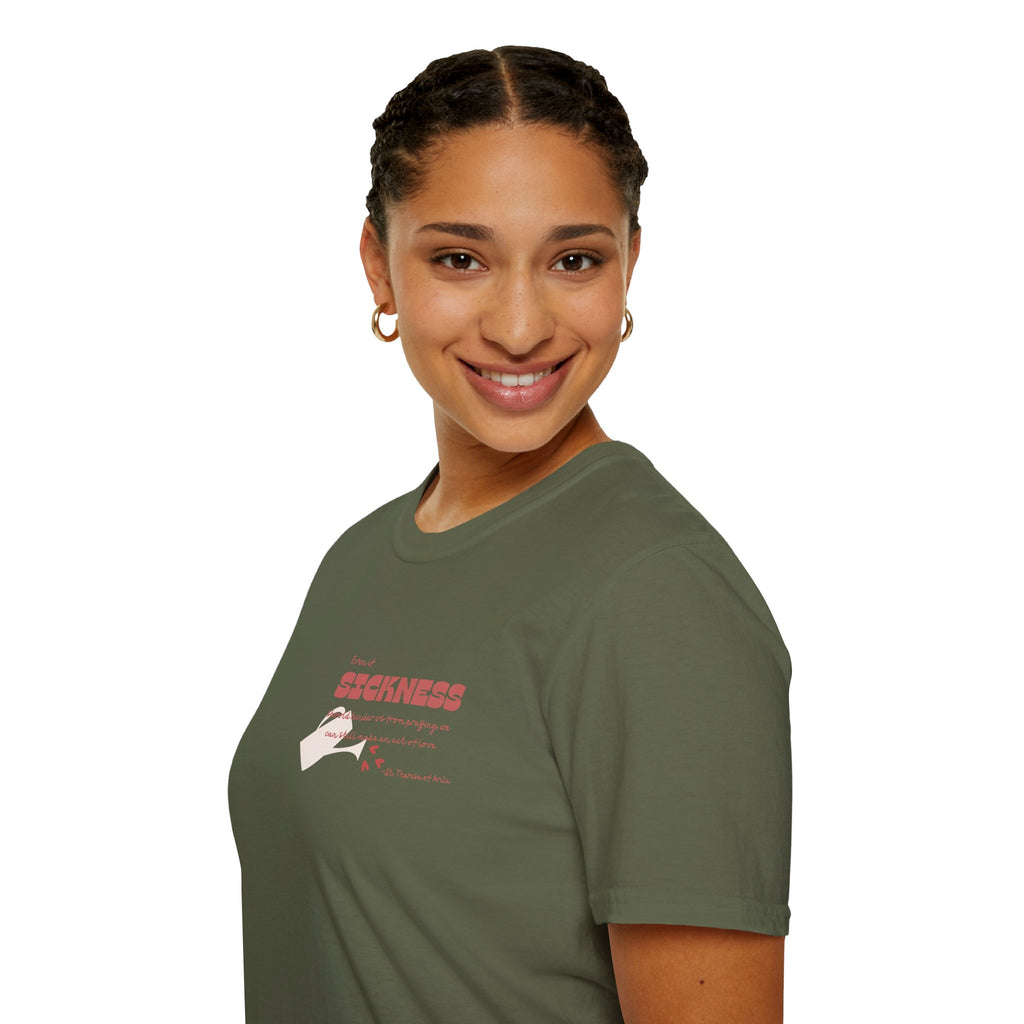 St. Teresa of Avila 'Sickness' Quote T-Shirt