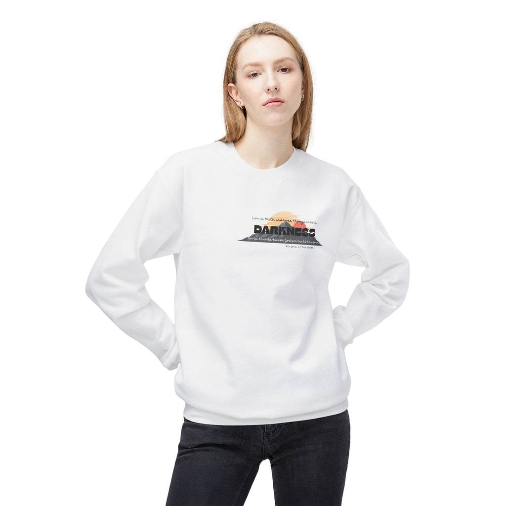 St. John of the Cross 'Dark Night of the Soul' Crewneck Sweatshirt