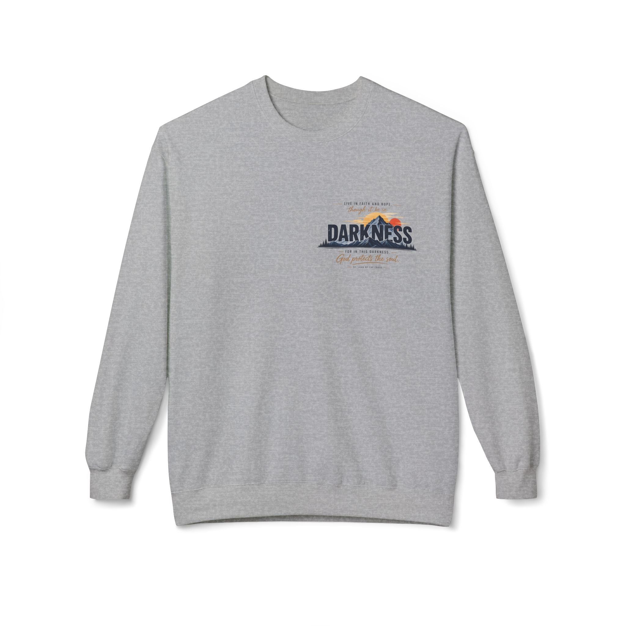 St. John of the Cross 'Dark Night of the Soul' Crewneck Sweatshirt