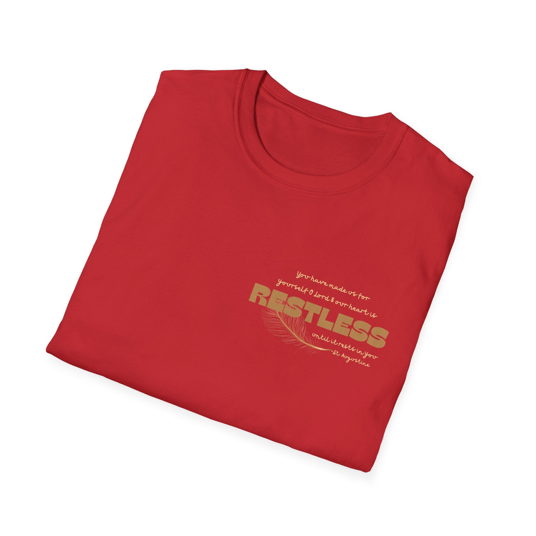St. Augustine 'Restless' Quote T-Shirt