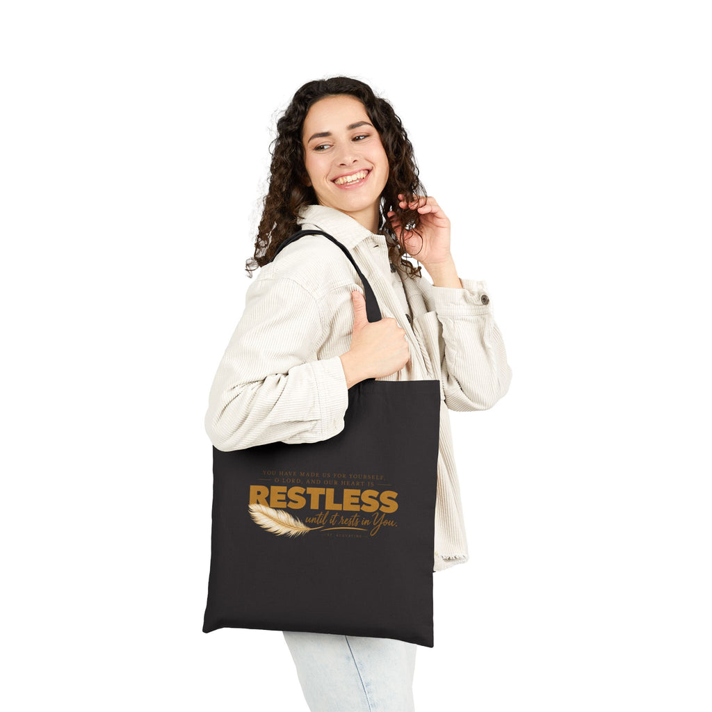 St. Augustine 'Restless' Cotton Tote Bag
