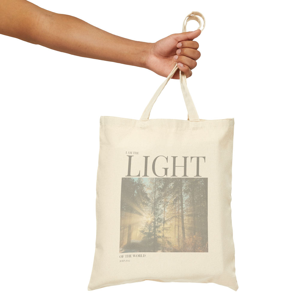 The Light I AM - Vintage Feel, Cotton Tote Bag