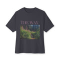 I AM The Way Floral Path Vintage Tee — Nature Graphic Oversized T-Shirt