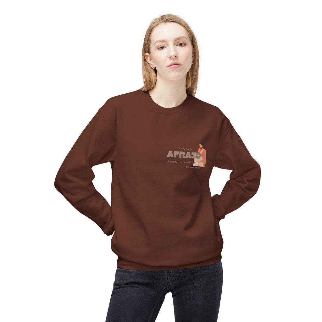 St. Joan of Arc 'Afraid' Inspirational Quote Sweatshirt