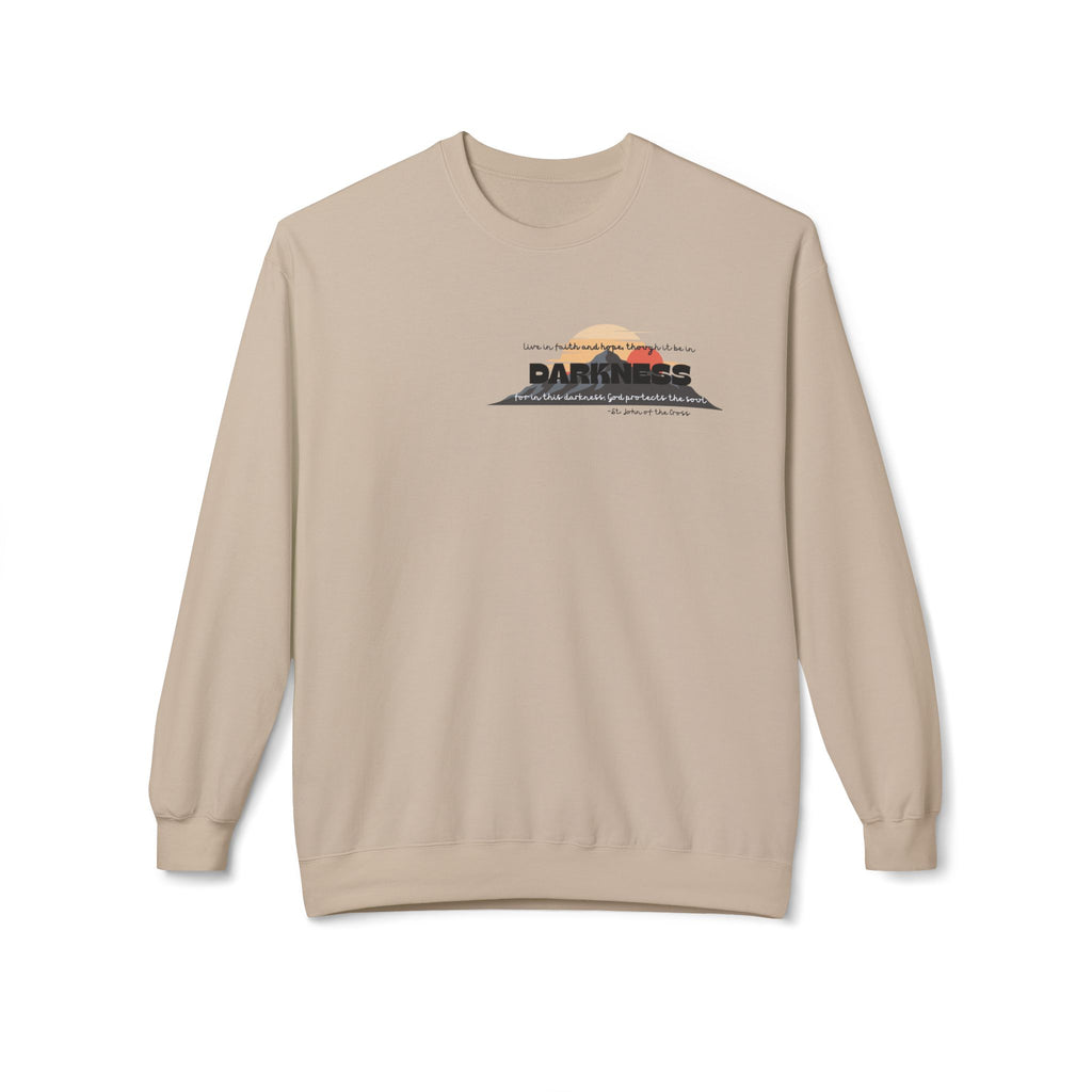 St. John of the Cross 'Dark Night of the Soul' Crewneck Sweatshirt