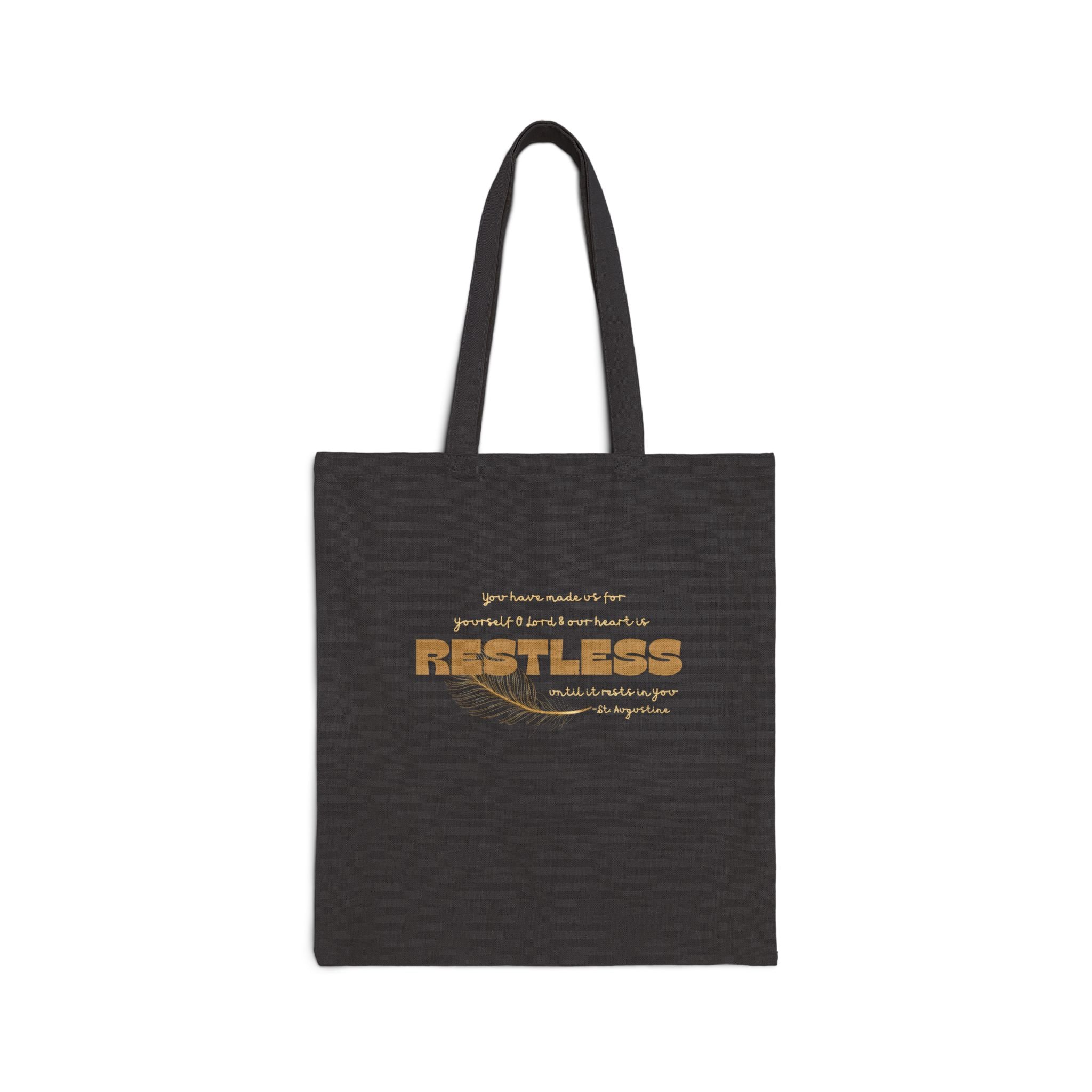 St. Augustine 'Restless' Cotton Tote Bag