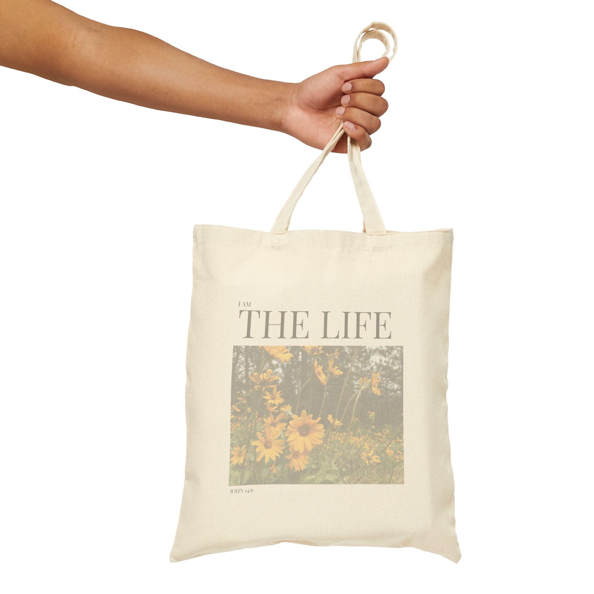 The Life I AM - Vintage Feel, Cotton Tote Bag