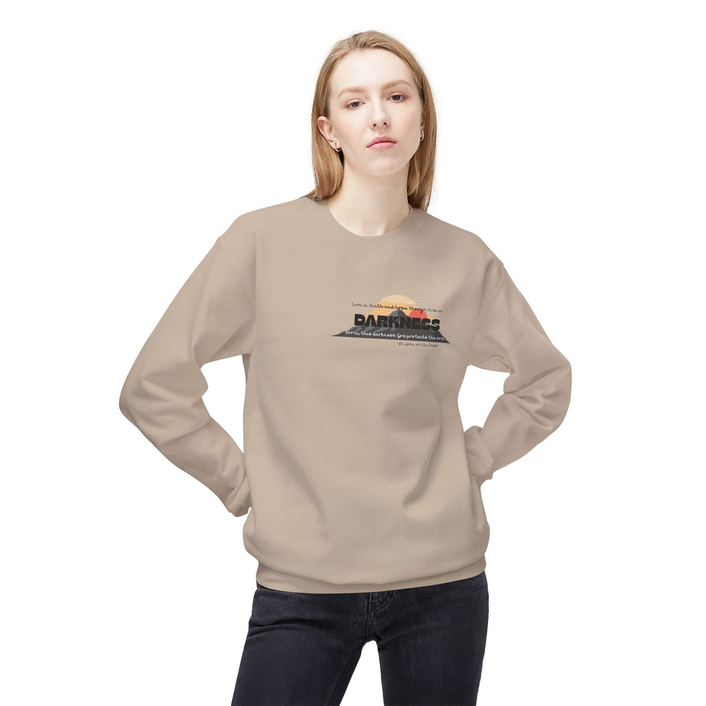 St. John of the Cross 'Dark Night of the Soul' Crewneck Sweatshirt