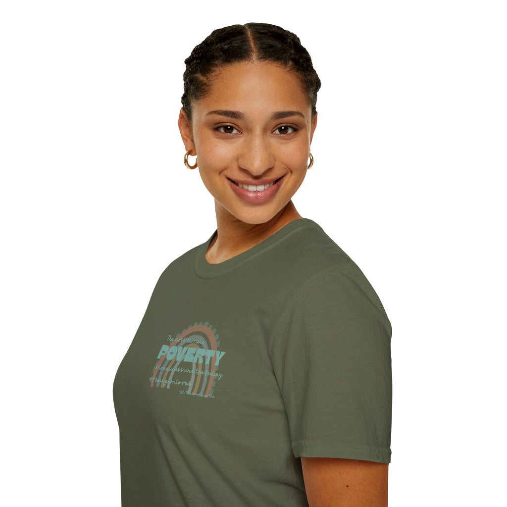 St. Teresa of Calcutta Quote T-Shirt — Poverty Inspirational Faith Tee
