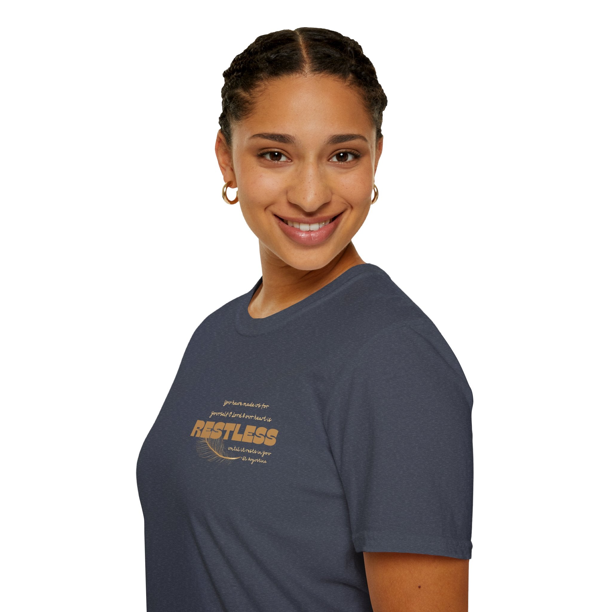 St. Augustine 'Restless' Quote T-Shirt