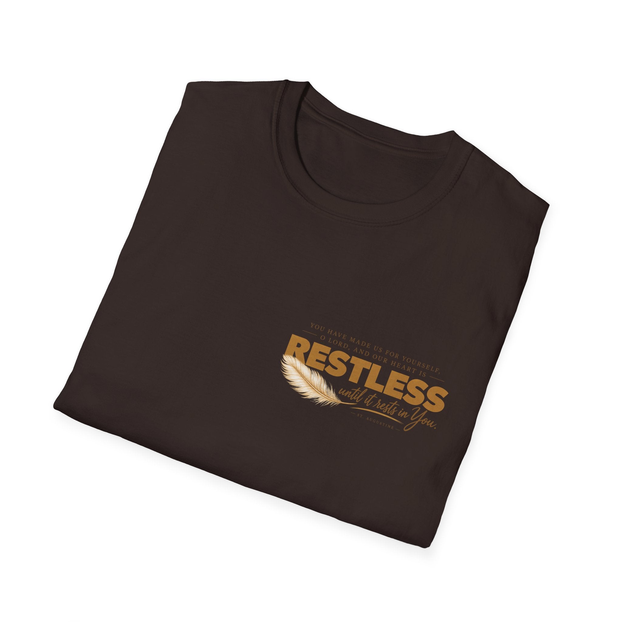 St. Augustine 'Restless' Quote T-Shirt