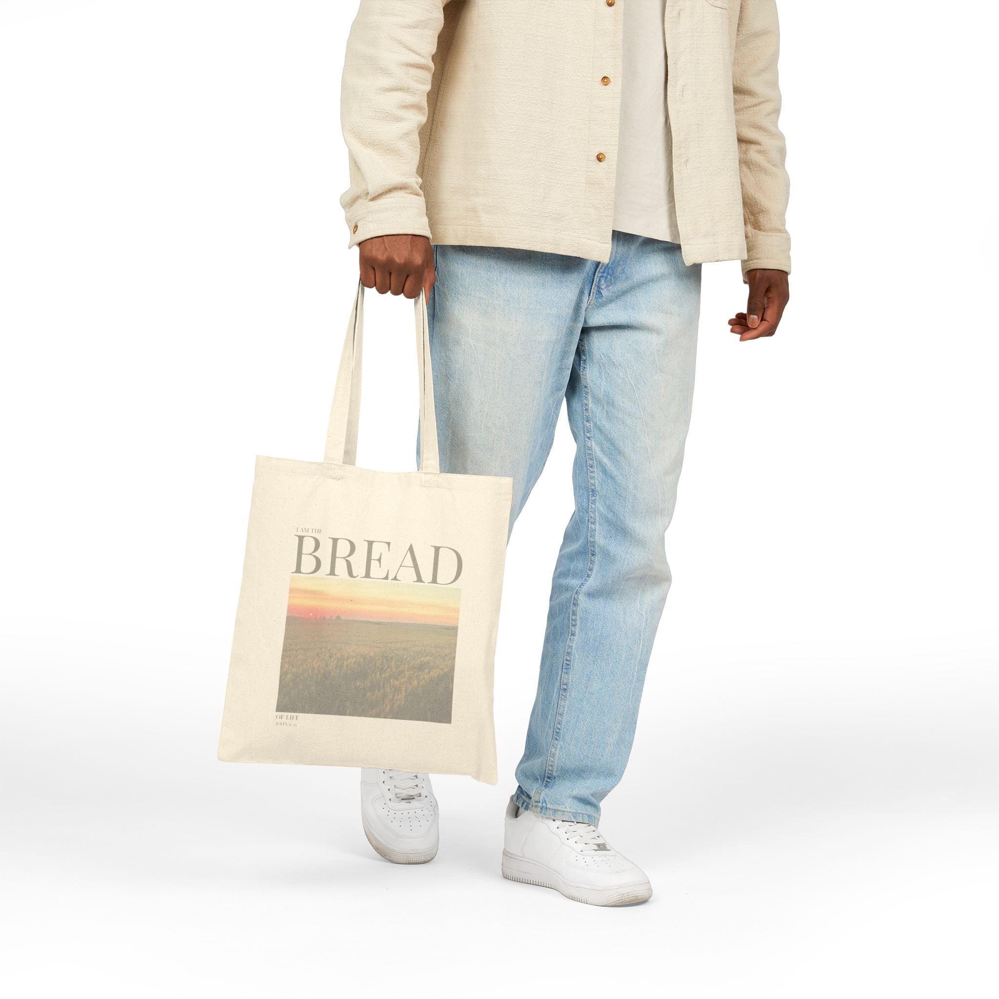 The Bread I AM - Vintage Feel, Cotton Tote Bag