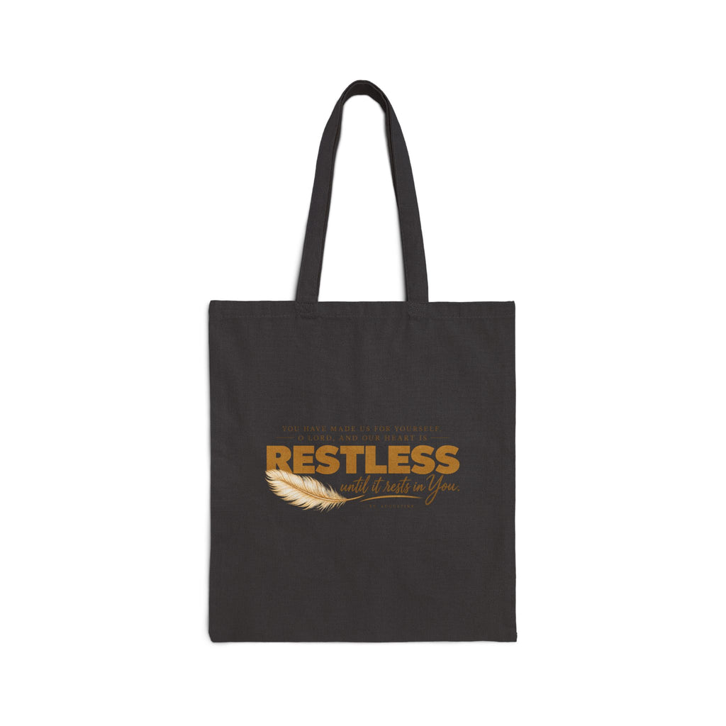 St. Augustine 'Restless' Cotton Tote Bag