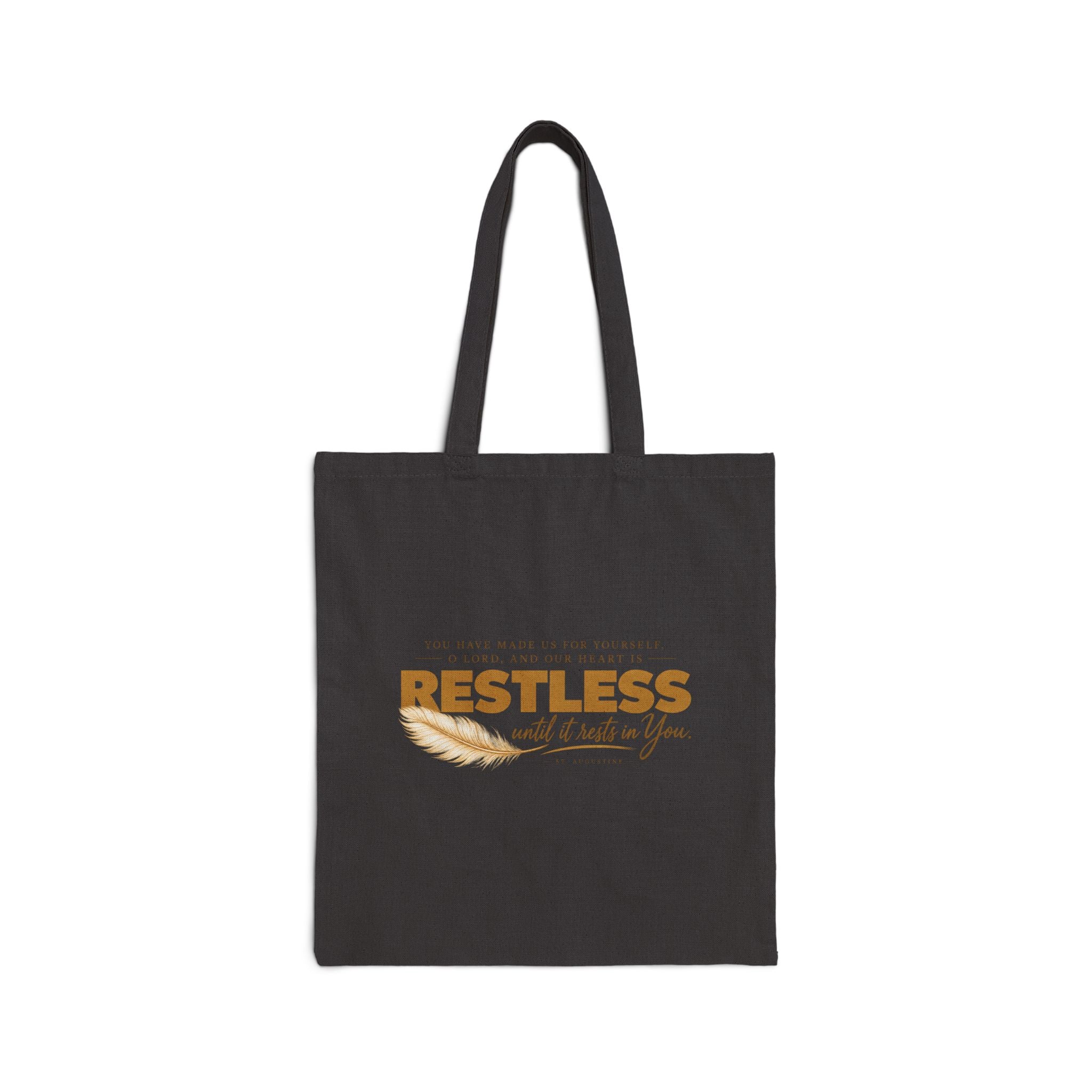 St. Augustine 'Restless' Cotton Tote Bag