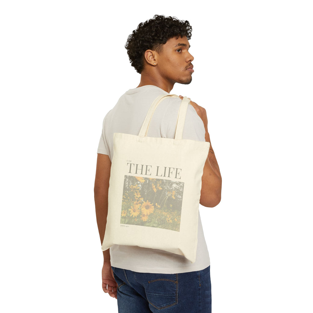 The Life I AM - Vintage Feel, Cotton Tote Bag