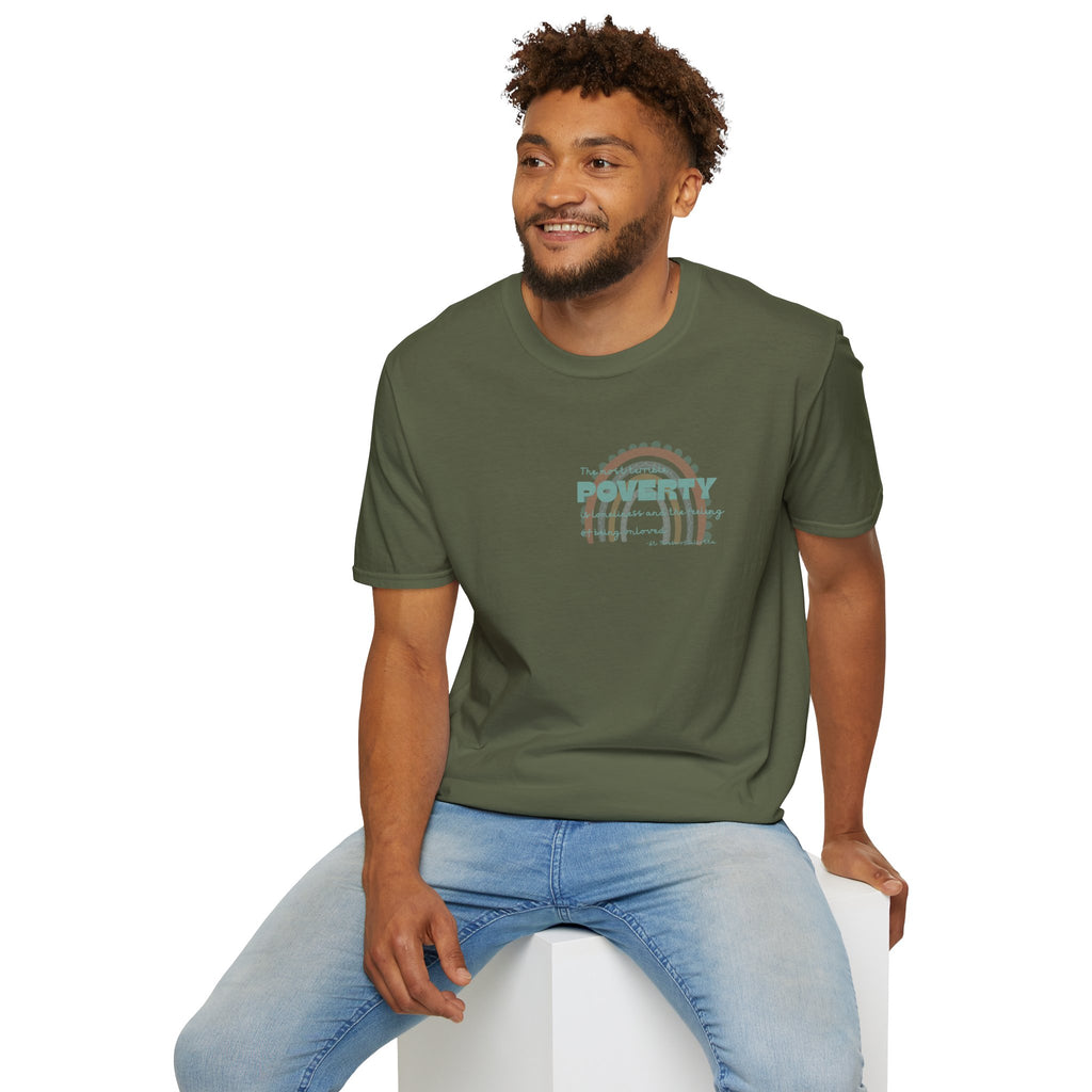 St. Teresa of Calcutta Quote T-Shirt — Poverty Inspirational Faith Tee