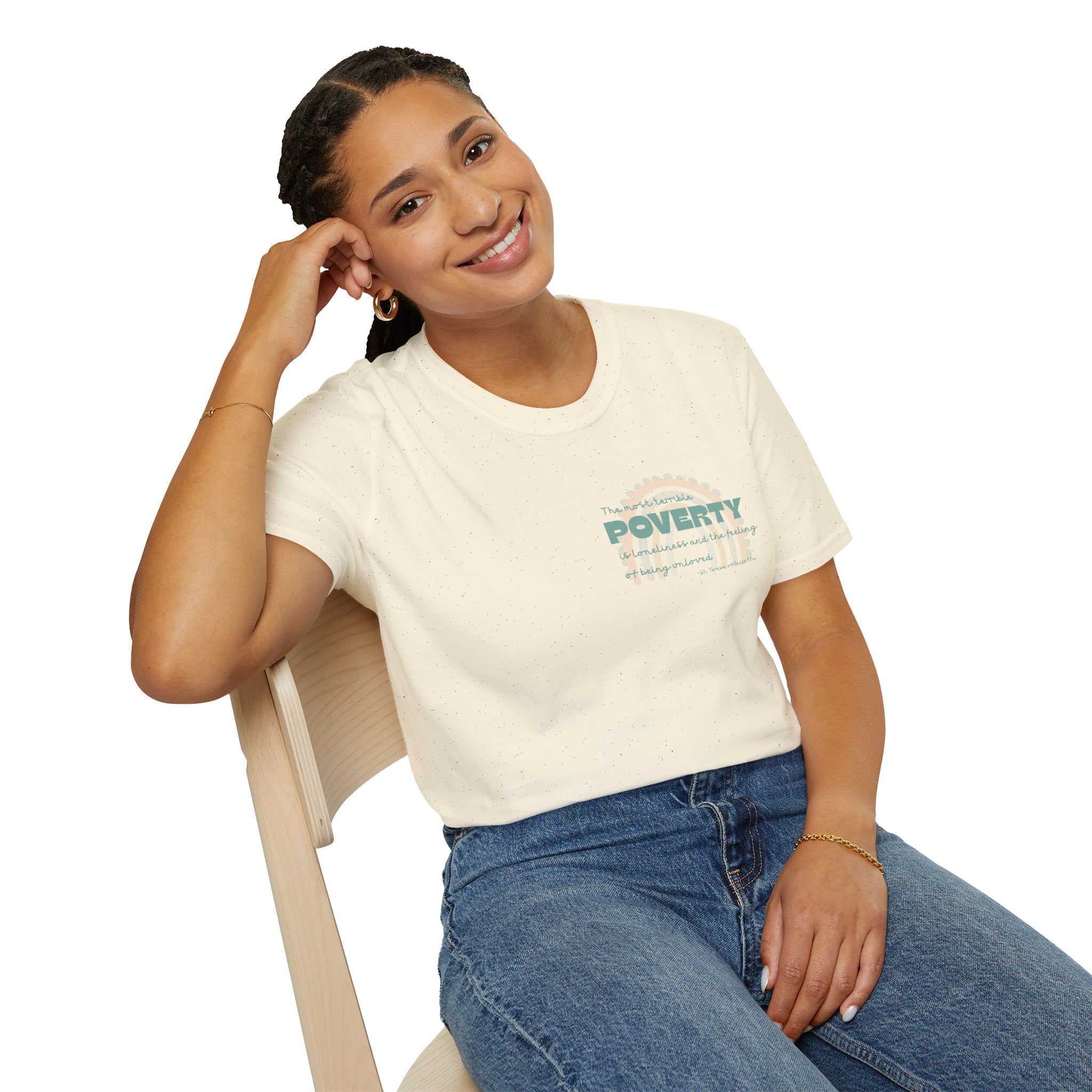 St. Teresa of Calcutta Quote T-Shirt — Poverty Inspirational Faith Tee