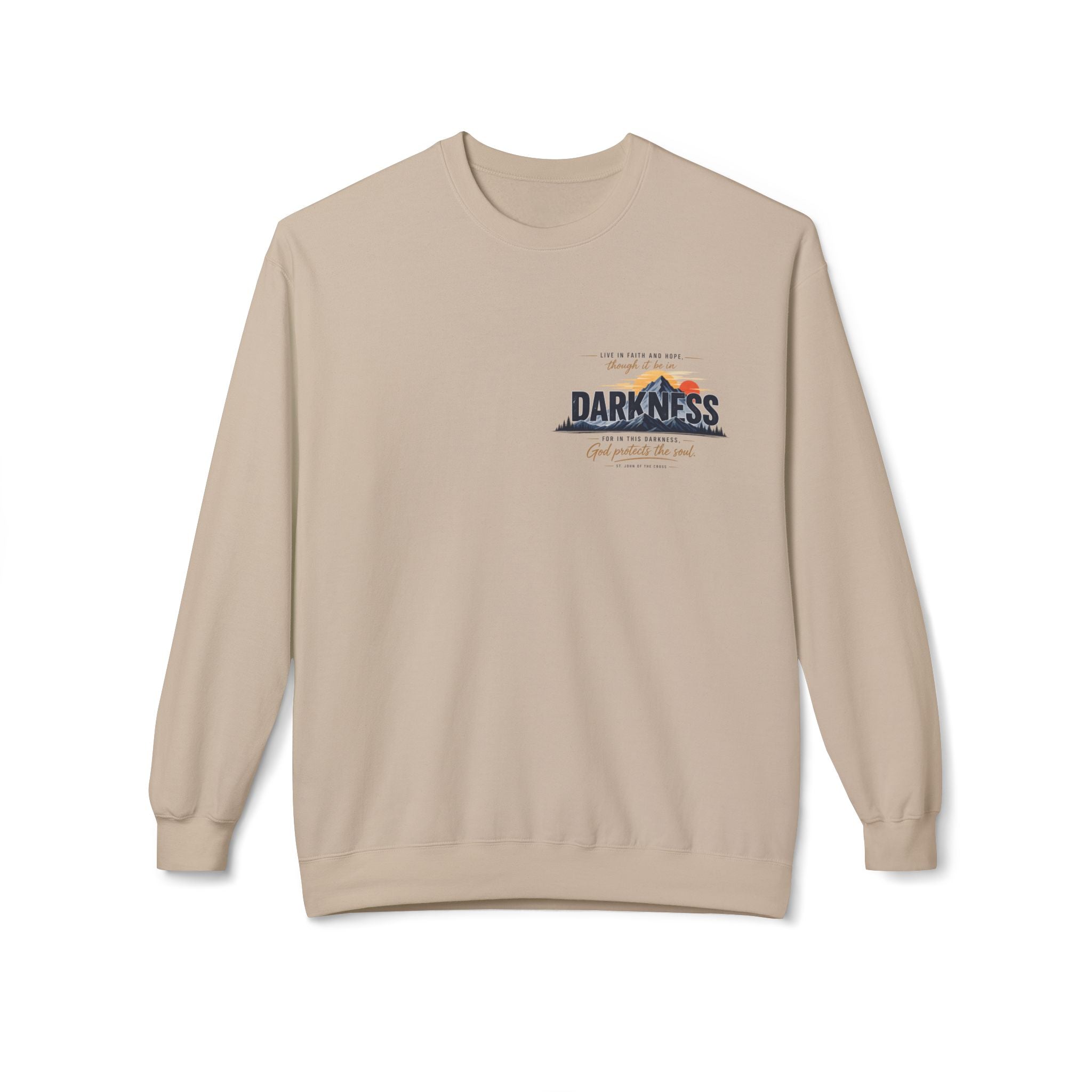 St. John of the Cross 'Dark Night of the Soul' Crewneck Sweatshirt