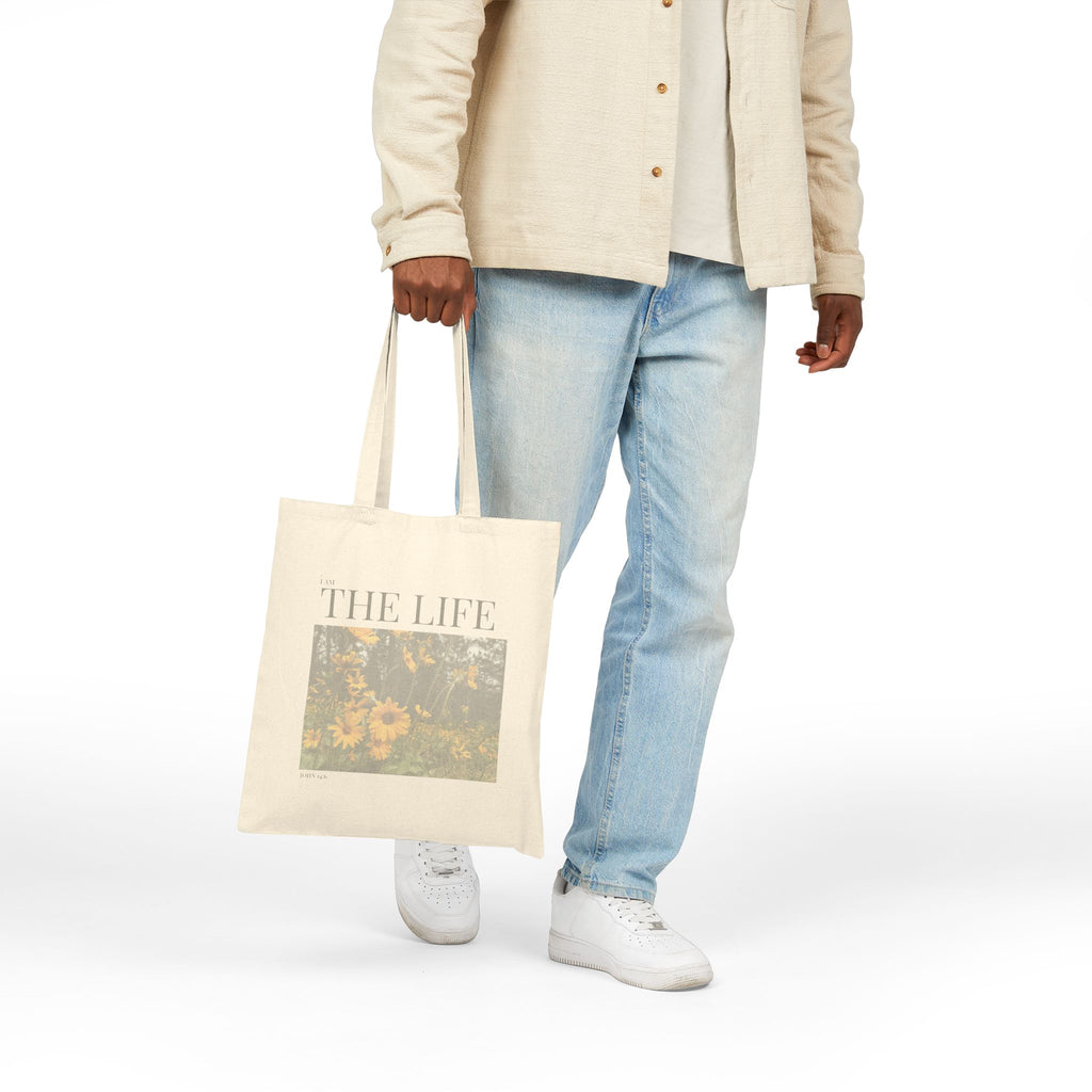 The Life I AM - Vintage Feel, Cotton Tote Bag