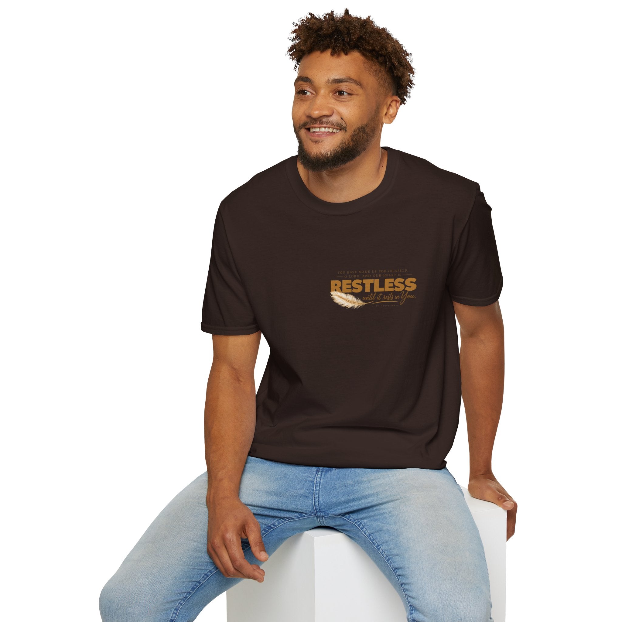 St. Augustine 'Restless' Quote T-Shirt