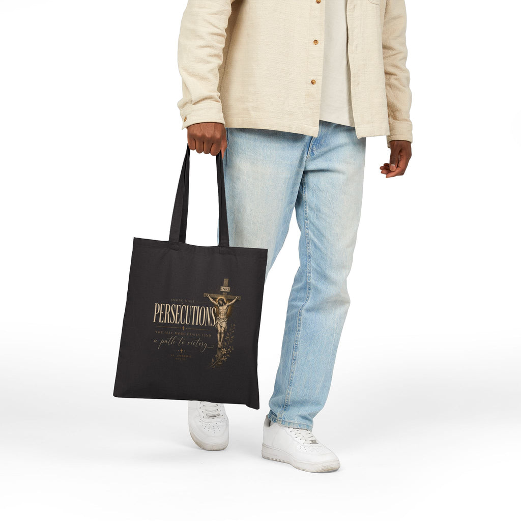St Ambrose 'Persecutions' Cotton Tote Bag