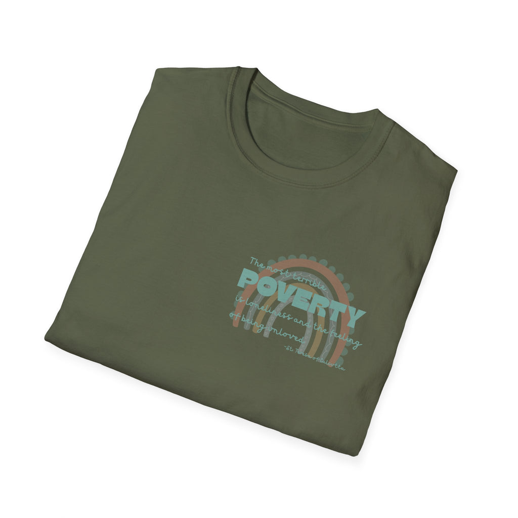 St. Teresa of Calcutta Quote T-Shirt — Poverty Inspirational Faith Tee